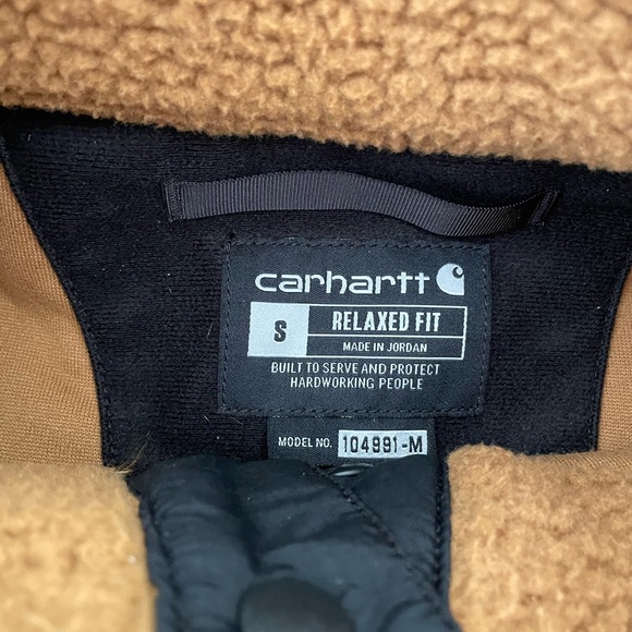 Carhart RELAXED FIT FLEECE SNAP FRONT JACKET - Picture 4 of 5